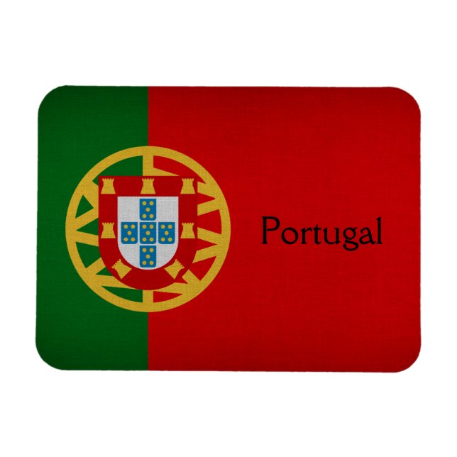 Portugal Flagga Magnet (Horisontell)