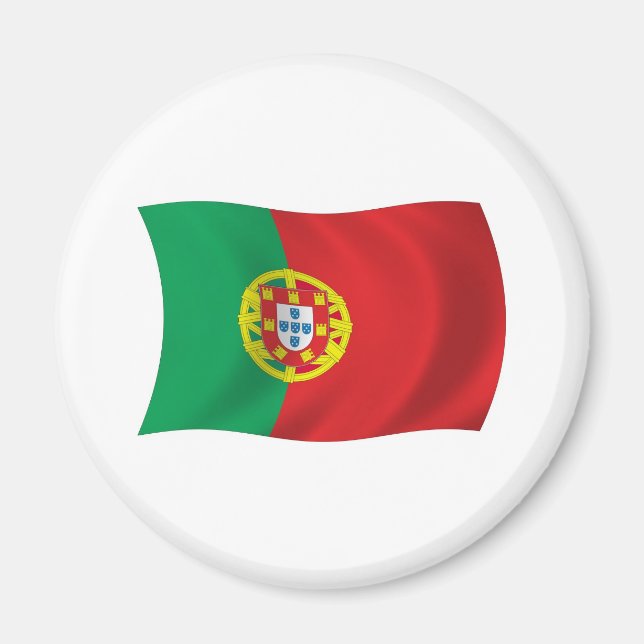 Portugal Flagga Magnet (Framsidan)