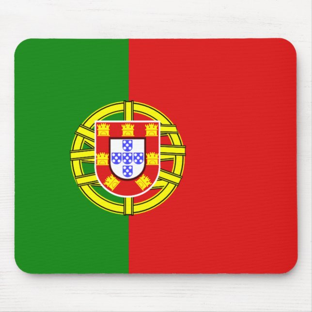 Portugal flagga Mousepad Musmatta (Framsidan)