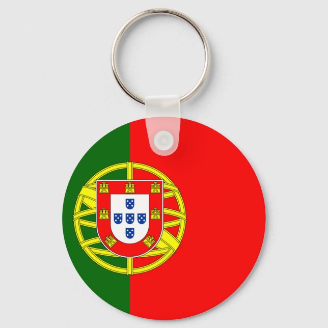 Portugal Flagga Nyckelring (Framsida)