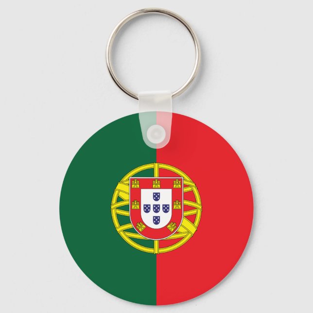 Portugal Flagga Nyckelring (Framsida)