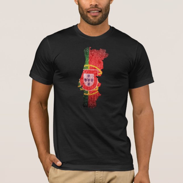 Portugal Flagga och Karta Tröja (Framsida)