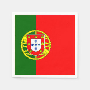 Portugal Flagga Pappersservett