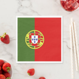Portugal flagga pappersservett