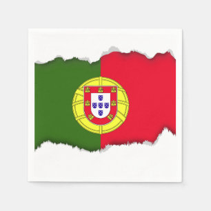 Portugal Flagga Pappersservett