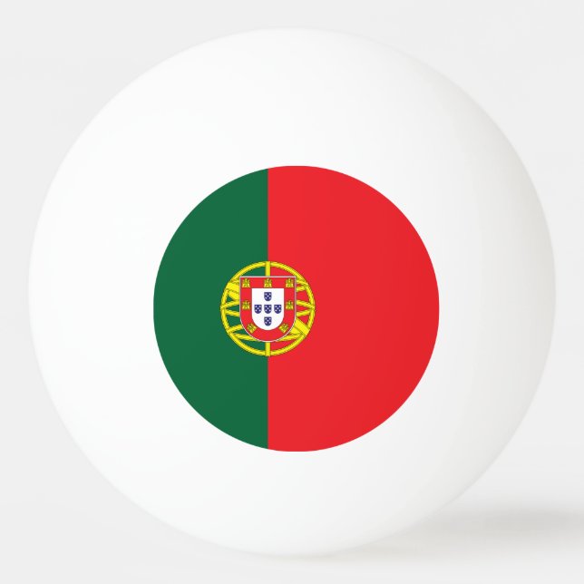 Portugal Flagga Pingisboll (Framsidan)