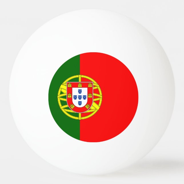 Portugal Flagga Pingisboll (Framsidan)