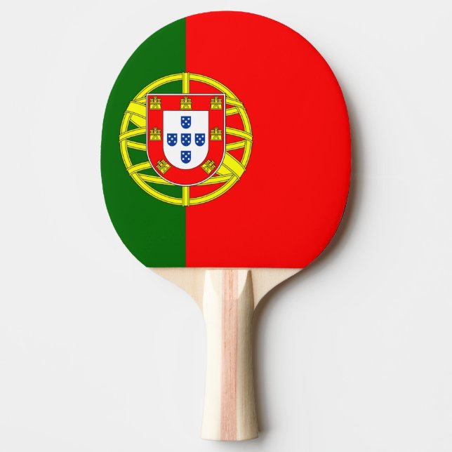 Portugal Flagga Pingisracket (Framsidan)