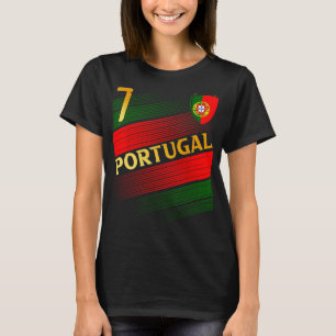 Portugal Flagga Portugisiska Pridet Älskare T Shirt