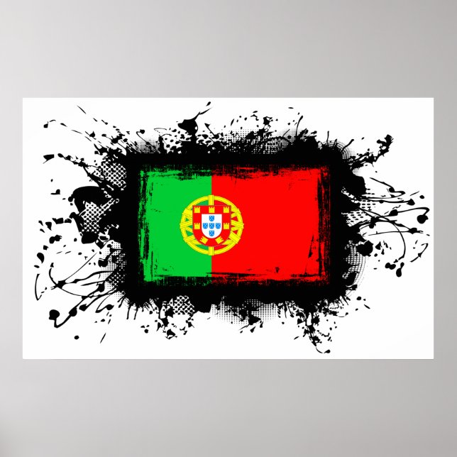 Portugal Flagga Poster (Framsidan)