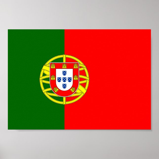 Portugal Flagga Poster (Framsidan)