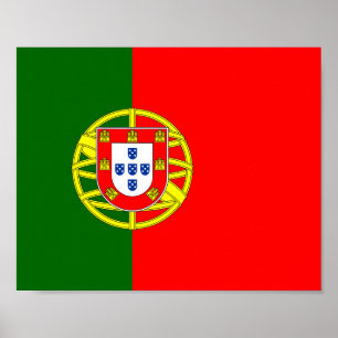 Portugal Flagga Poster