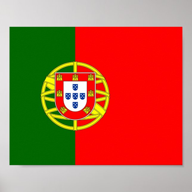 Portugal Flagga Poster (Framsidan)