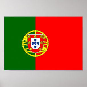 Portugal Flagga Poster