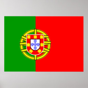 Portugal flagga poster