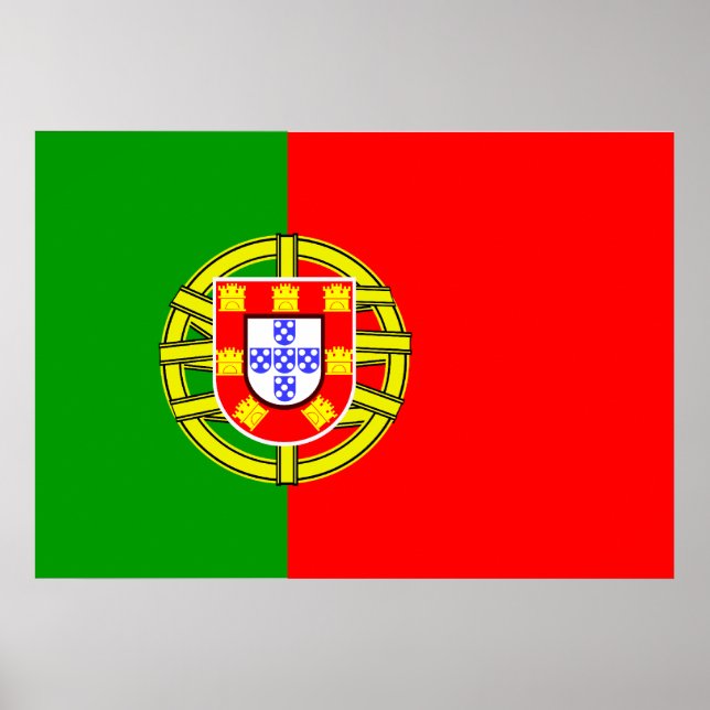 Portugal Flagga Poster (Framsidan)