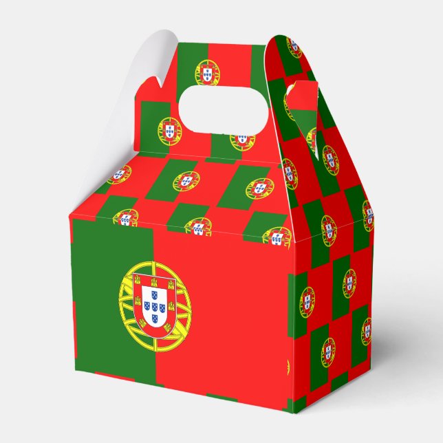 Portugal Flagga Presentaskar (Baksidan Sidan)