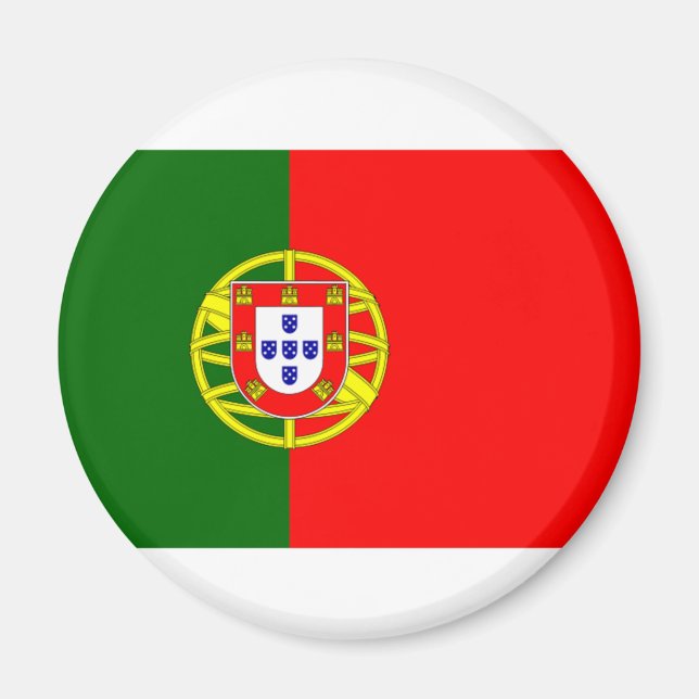 Portugal Flagga Products Magnet (Framsidan)