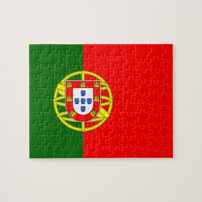 Portugal Flagga Pussel (Horisontell)