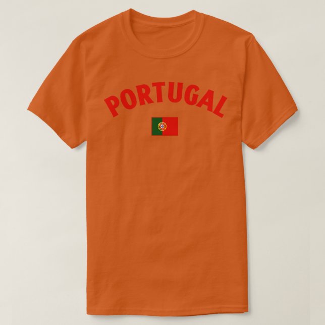 Portugal Flagga T Shirt (Design framsida)