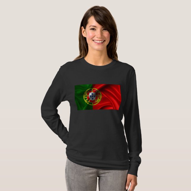 Portugal flagga t shirt (Hel framsida)