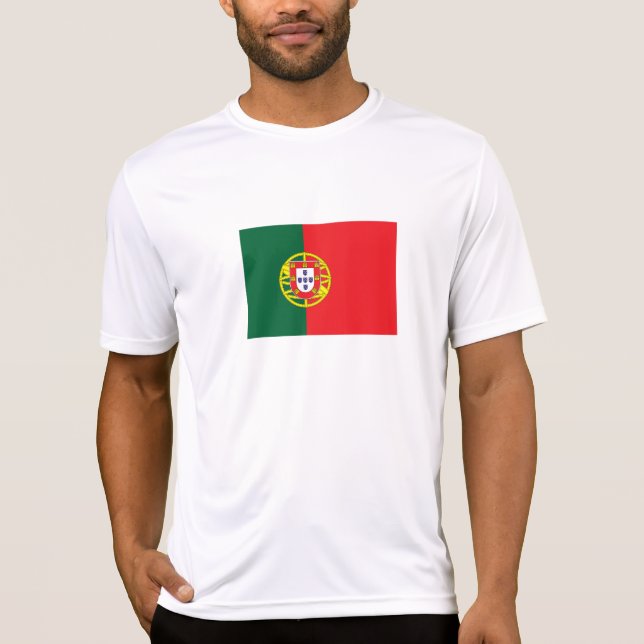 Portugal Flagga T Shirt (Framsida)