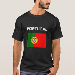 Portugal Flagga T Shirt Portuguesa Flagga Tee Shir