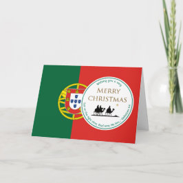PORTUGAL FLAGGA Three Wise Manar CHRISTMAS Helgkort