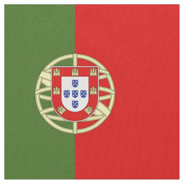 Portugal flagga tyg (Närbild)