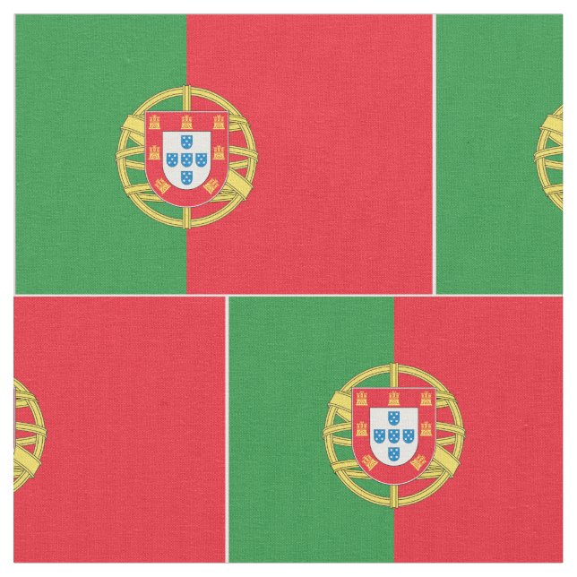 Portugal flagga tyg (Närbild)