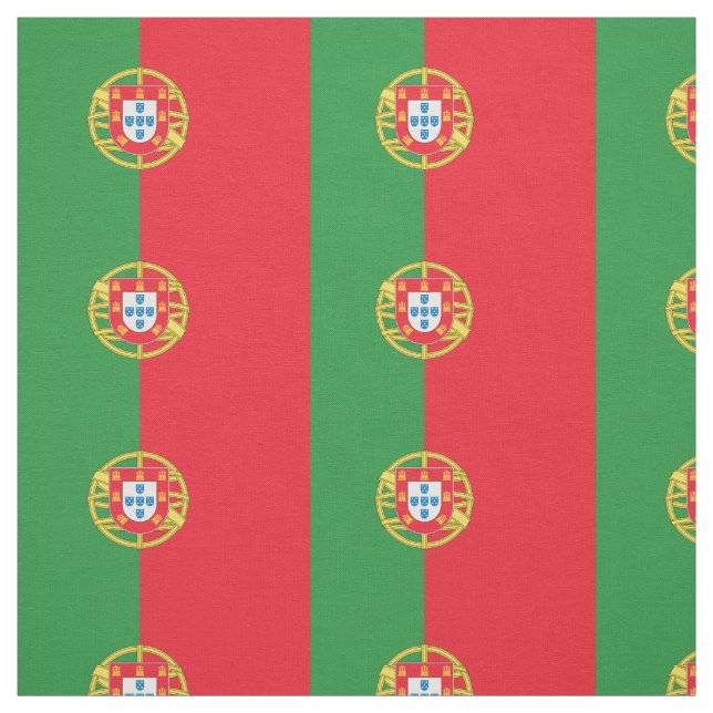 Portugal Flagga Tyg (Provkarta)