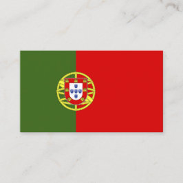 Portugal flagga visitkort