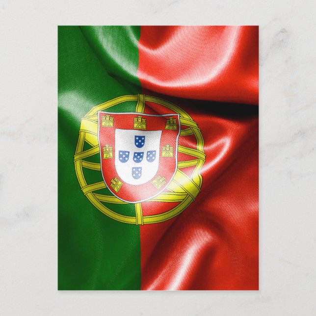 Portugal Flagga Vykort (Framsida)