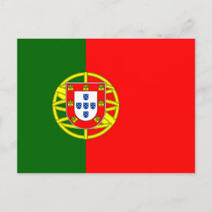 Portugal Flagga Vykort