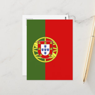 Portugal flagga vykort