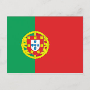 Portugal Flagga Vykort
