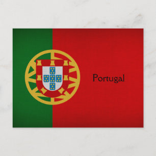 Portugal Flagga Vykort