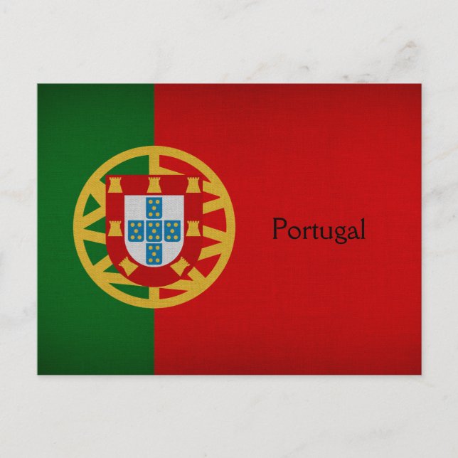 Portugal Flagga Vykort (Framsida)