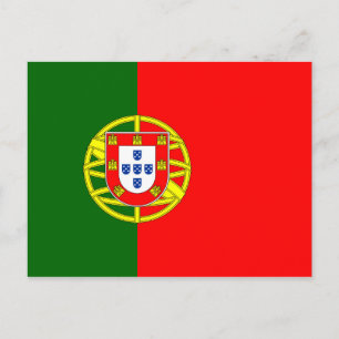 Portugal Flagga Vykort