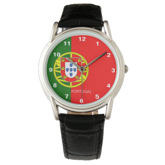 Portugal Flagga Watch Armbandsur (Framsida)