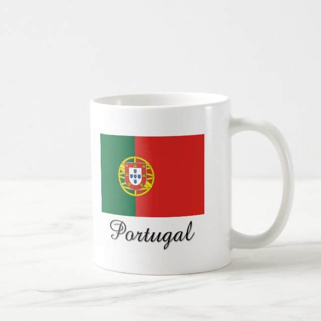 Portugal flaggadesign kaffemugg (Höger)
