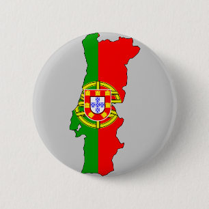 Portugal flaggakarta knapp