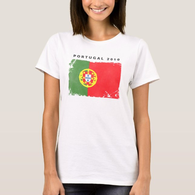 Portugal flaggaskjorta tee (Framsida)