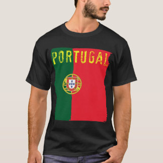 Portugal flaggaT-tröja T-shirt