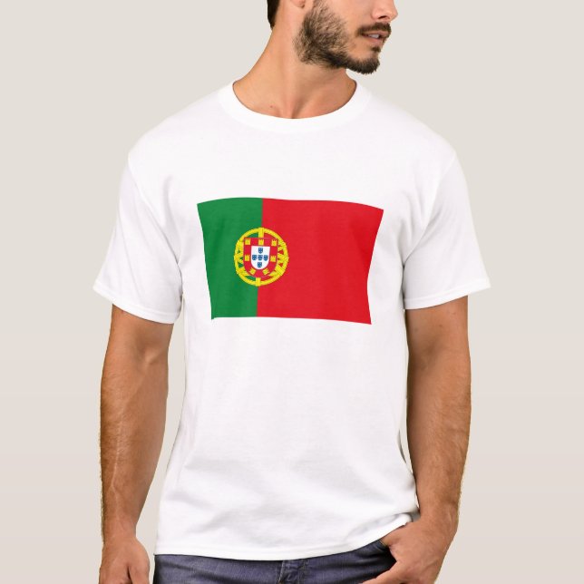 Portugal flaggaT-tröja T Shirt (Framsida)