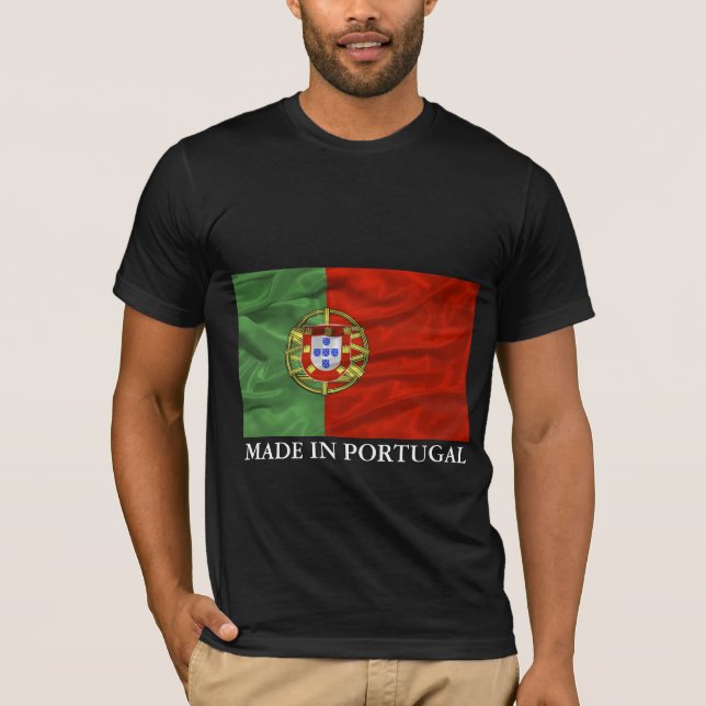 Portugal flaggautslagsplats t shirt (Framsida)