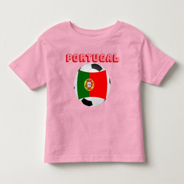 Portugal Football T-Shirt (Småbarn) (Framsida)