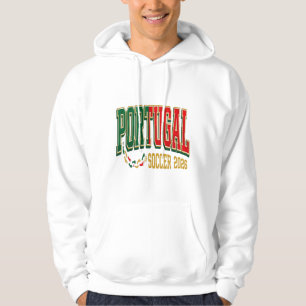 Portugal Fotboll 2026 Fotboll Fet Land Typografi Hoodie