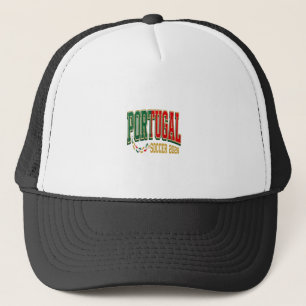 Portugal Fotboll 2026 Fotboll Fet Land Typografi Keps