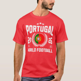 Portugal Fotboll 2026 T Shirt